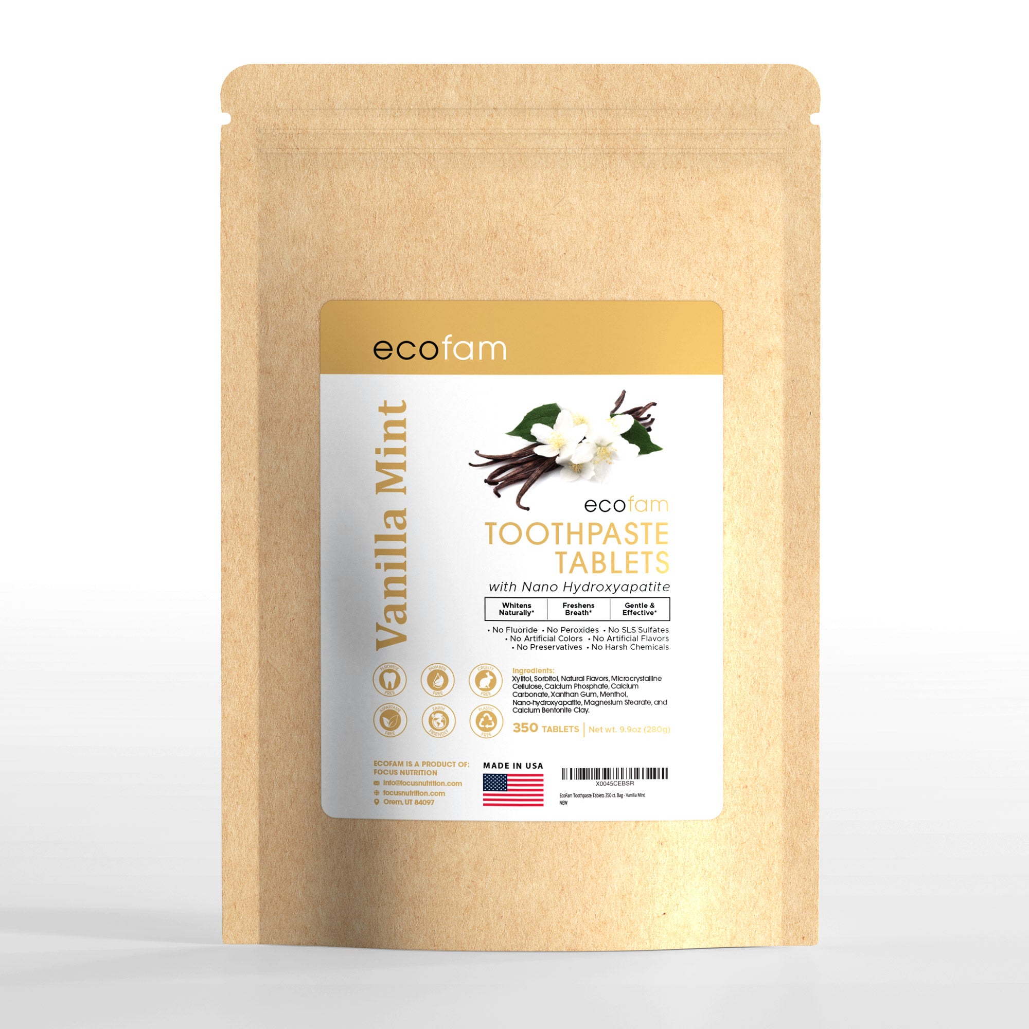 Toothpaste Tablets Ecofam